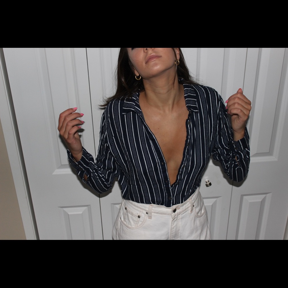 Blue long sleeve shirt from Roxy